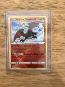 Pokemon Radiant Charizard SV: Paldean Fates 020/159 Holo Radiant Rare English - Image 1