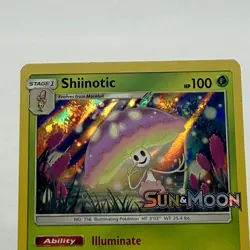 Shiinotic SM10 Pokemon Sun & Moon Stamped Holo Black Star Promo - Image 3