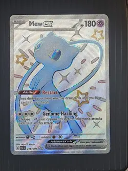 Pokemon TCG - S&V - Paldean Fates - Mew EX 216/091 - Shiny Ultra Rare - NM - Image 1