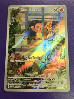 Charmander 044 Black Star Scarlet & Violet Promo Holo Rare LP Pokemon - Image 1