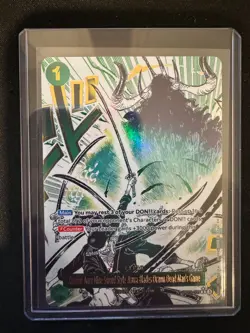 Demon Aura Nine Sword Style Asura Blades Drawn Dead Man's Game Alt Art OP12-037 - Image 1