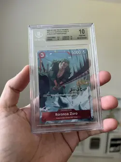BGS 10 One Piece 3-On-3 Cup Roronoa Zoro ST01-013 - Image 1