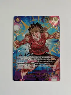 One Piece CCG Monkey D Luffy EB02-061 SEC SP - PRB02 Premium Booster - Near Mint - Image 1