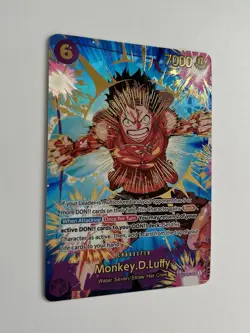 One Piece CCG Monkey D Luffy EB02-061 SEC SP - PRB02 Premium Booster - Near Mint - Image 2