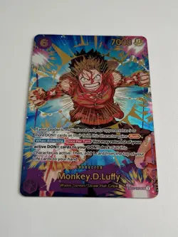 One Piece CCG Monkey D Luffy EB02-061 SEC SP - PRB02 Premium Booster - Near Mint - Image 4