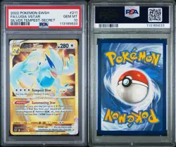 PSA 10 Lugia VStar Full Art Secret Rare Gold #211/195 Pokemon Silver Tempest - Image 3
