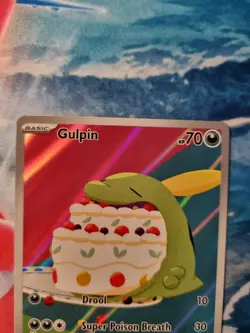 Pokemon TCG Gulpin SCR 154/142 Scarlet & Violet Stellar Crown Illustration Rare - Image 3