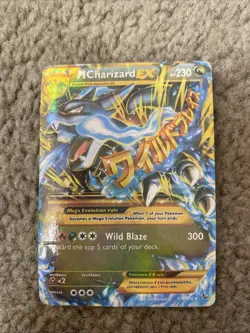 Pokemon TCG XY Flashfire M Charizard EX Ultra Rare Card 69/106 Damaged - Image 1