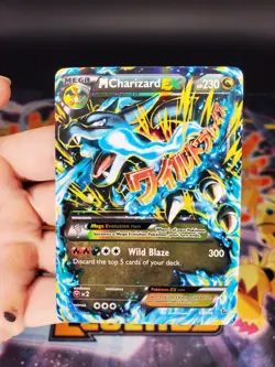 Pokemon TCG M Charizard EX Card 69/106 XY Flashfire 2014 LP - Image 1