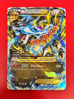 Pokemon TCG XY Flashfire M Charizard EX Ultra Rare Card 69/106 Damaged - Image 1