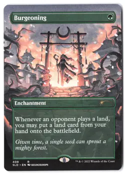 Burgeoning (Borderless) #408 SLD MTG NM - Image 1