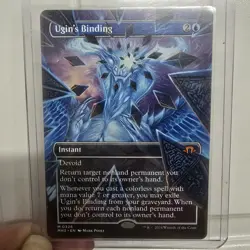 Ugin's Binding Borderless NM-Mint, English Modern Horizons 3 MTG Magic Card - Image 1