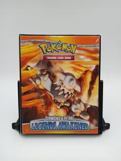 Pokemon Diamond & Pearl Legends Awakened 4 Pocket Card Portfolio Binder 56 Pock - Image 1
