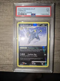 Umbreon Majestic Dawn Pokemon Reverse Holo Foil Trading Card 2008 32/100 TCG - Image 1
