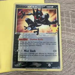 Greninja Gold Star SWSH144 Celebrations Ultra Rare Promo Pokemon Card * New * - Image 2