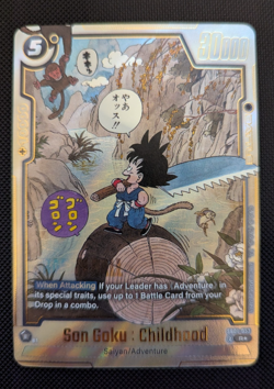 Dragon Ball Super Card Game Manga 01 Son Goku : Childhood SB01-053 *See-Back* - Image 1