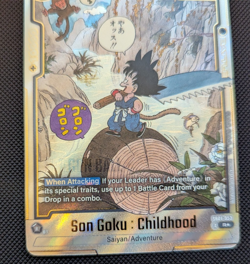 Dragon Ball Super Card Game Manga 01 Son Goku : Childhood SB01-053 *See-Back* - Image 4