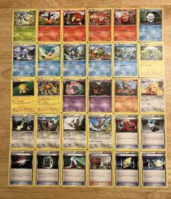 Pokemon TCG Card Lot Diamond & Pearl Expansion: 30 Cards - LP (P37) - Image 1