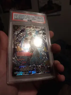 Psa 10 / Ssb Vegeta Unbridled Power Secret Rare / Dragon Ball Super Card Game - Image 2