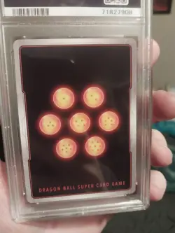 Psa 10 / Ssb Vegeta Unbridled Power Secret Rare / Dragon Ball Super Card Game - Image 3