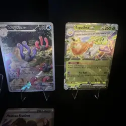 Pokemon TCG Paldean Fates 4 Card Lot Wugtrio, Espartha, Iron Treads, Paldean.... - Image 3