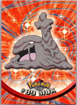 2000 Topps Pokemon TV Animation Edition Card - #89 Muk (Series 3) - Image 1