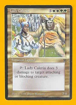 MTG LADY CALERIA Legends (OldManMTG 012-718) - Image 1