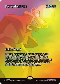 MTG Fevered Visions 0049 Foil (Borderless) Avatar TLE NM - Image 1