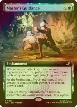 MTG - Master's Guidance (Extended Art) 206 Avatar: The Last Airbender - Foil - Image 1