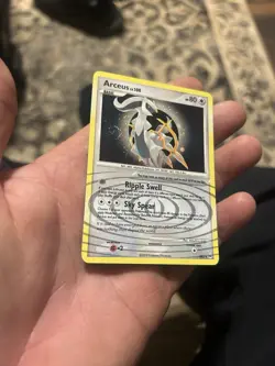 Pokemon TCG Arceus AR5/9 Holo Rare LP - Image 3