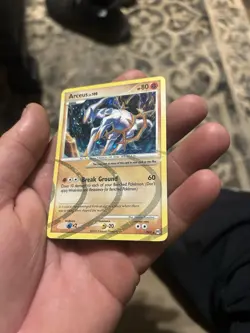 Pokemon TCG Arceus AR8 LV. 100 Platinum Holo Rare - Image 2
