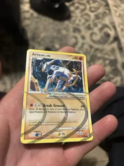 Pokemon TCG Arceus AR8 LV. 100 Platinum Holo Rare - Image 3