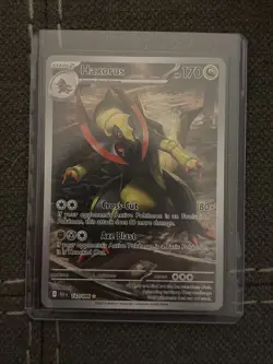 Pokemon Haxorus 147/086 Black Bolt illustration Rare Near Mint NM - Image 2