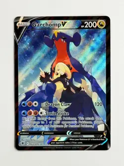 Pokemon TCG Garchomp V TG23/TG30 Swsh10: Astral Radiance Trainer Gallery Holo NM - Image 1