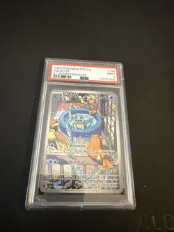 Pokemon TCG Squirtle PSA 9 Stellar Crown Illustration rare 148/142 - Image 1