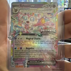Pokemon Prismatic Evolutions Surprise Box Sylveon ex 41/131 STAMPED Promo - Image 1