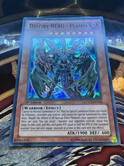 Destiny HERO - Plasma LCGX-EN134 Super Rare 1st Edition NM (slot#54) - Image 4