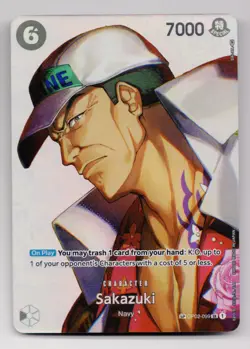 One Piece TCG: Kingdoms of Intrigue *Foil* Sakazuki (OP02-099) SP - Image 1