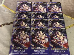 LOT OF 12 🔥One Piece The Azure Sea's Seven - Sleeved Booster OP-14 EB04 English - Image 1