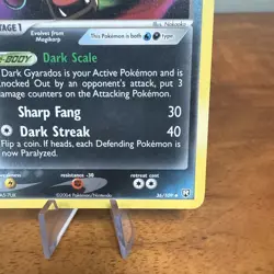 Pokemon Dark Gyarados EX TCG Team Rocket Returns 36/109 Regular Uncommon Card NM - Image 4