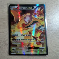 Pokemon TCG Charizard EX XY121 Black Star Promo Card PSA 9 Graded - Image 1