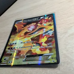 Pokemon TCG Charizard EX XY121 Black Star Promo Card PSA 9 Graded - Image 2