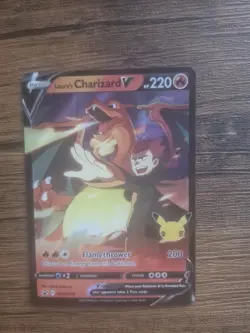 Pokemon Card Lance's Charizard V SWSH133 Black Star Promo Near Mint Unplayed - Image 1