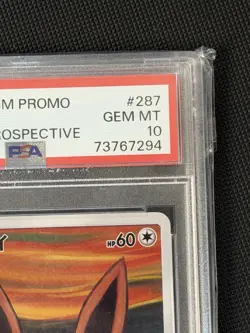 2018 POKEMON JPN SM PROMO MUNCH: A RETROSPECTIVE #287 EEVEE PSA 10 - Image 5