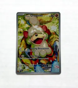 Pokemon TCG Hisuian Growlithe 181/167 Illustration Rare Twilight Masquerade NM - Image 3