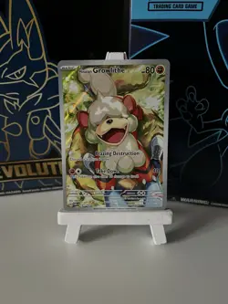 Pokemon TCG Twilight Masquerade: Hisuian Growlithe Illustration Rare (181/167) - Image 1