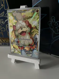 Pokemon TCG Twilight Masquerade: Hisuian Growlithe Illustration Rare (181/167) - Image 3