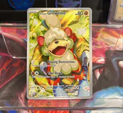 Hisuian Growlith 181/167 Sv06: Twilight Masquerade Pokemon TCG ILLUSTRATION RARE - Image 1