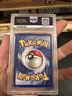 1999 POKEMON BASE SET 1ST EDITION #8 MACHAMP-HOLO PSA 5 - Image 2