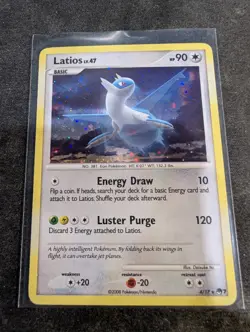 Latios 4/17 Holo Rare Promo POP Series 7 Set Pokemon Card 2008 - Image 3